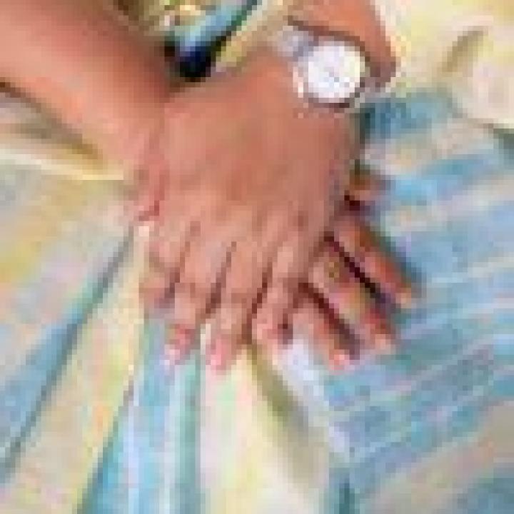 Linen saree in Blue & Yellow