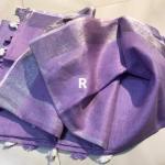 Mauve Handloom Linen Saree