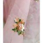 Parsi French knot Hand embroider Multi pink Suit