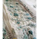 Parsi French knot Hand embroidery Greengrey Suit