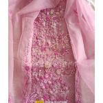 Parsi French knot Hand embroidery pink Suit