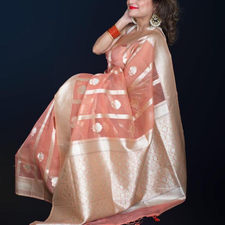 Viscose Tissue Saree