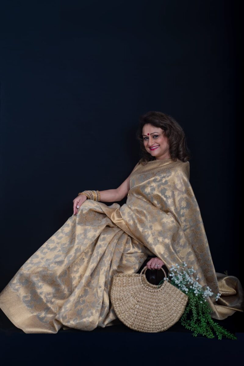 Onam Tissue Saree - Image 2
